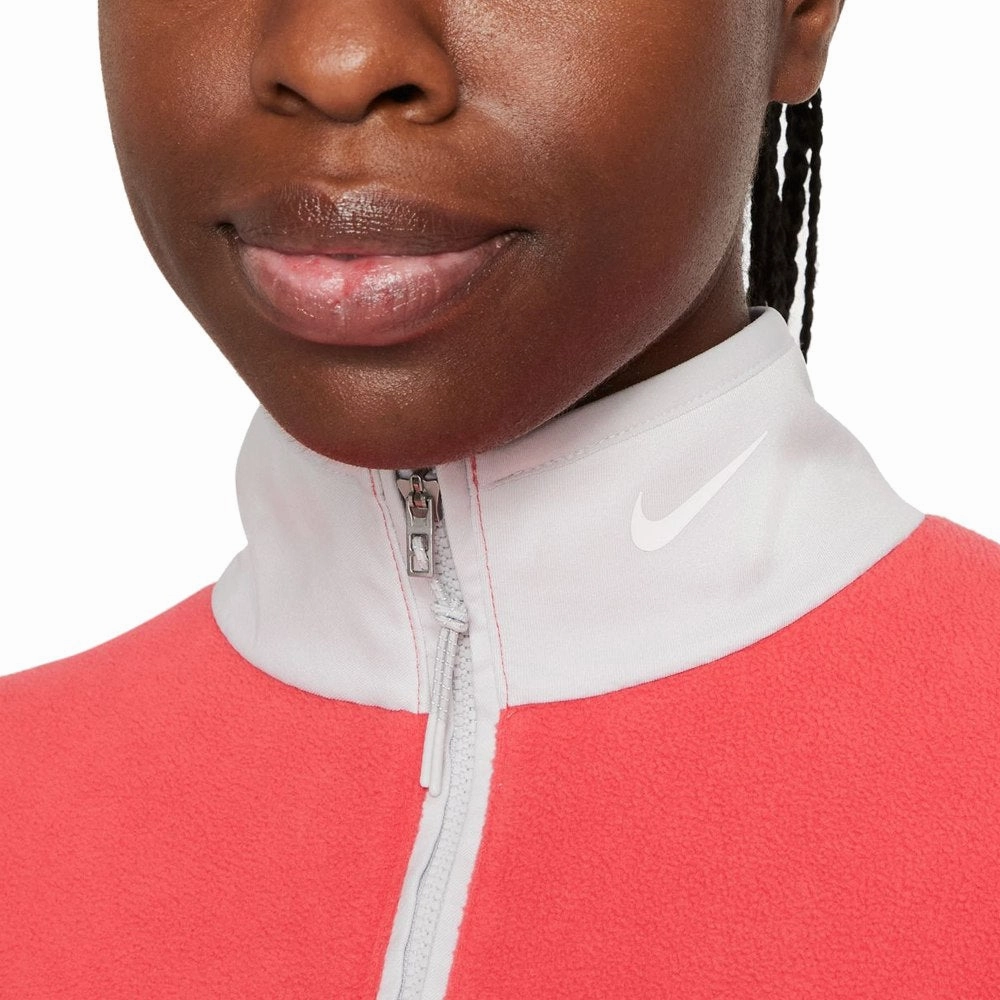Nike Therma-FIT Victory 1/2-Zip Golf Pullover Fusion Red/Photon Dust/White - FW21 Women