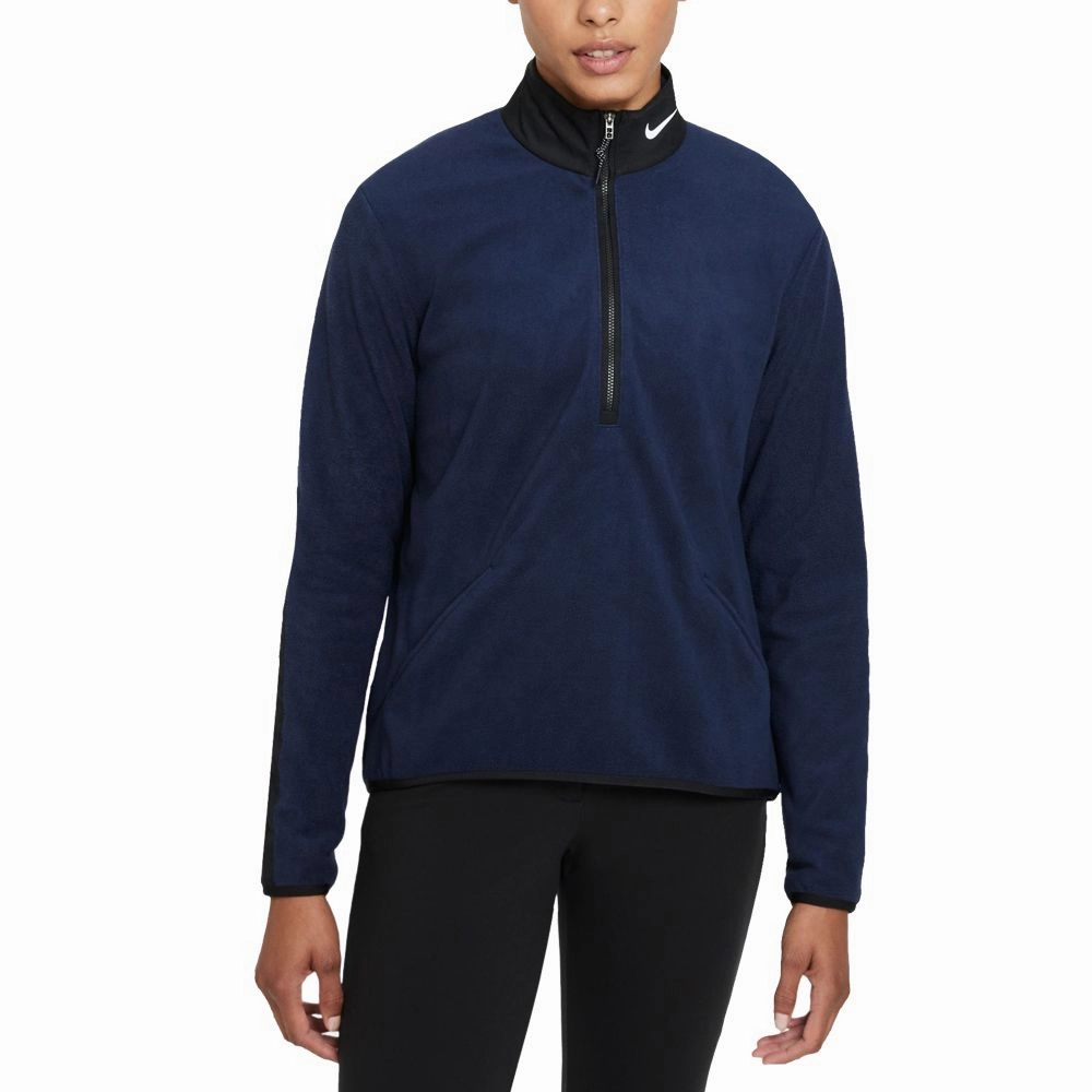 Nike Therma-FIT Victory 1/2-Zip Golf Pullover Obsidian/Black/White - FW21 Women