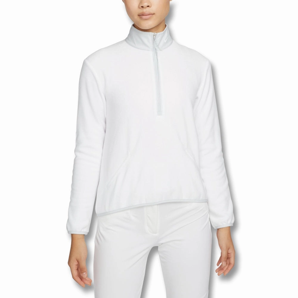 Nike Therma-FIT Victory 1/2-Zip Golf Pullover White/Photon Dust - FW21 Women