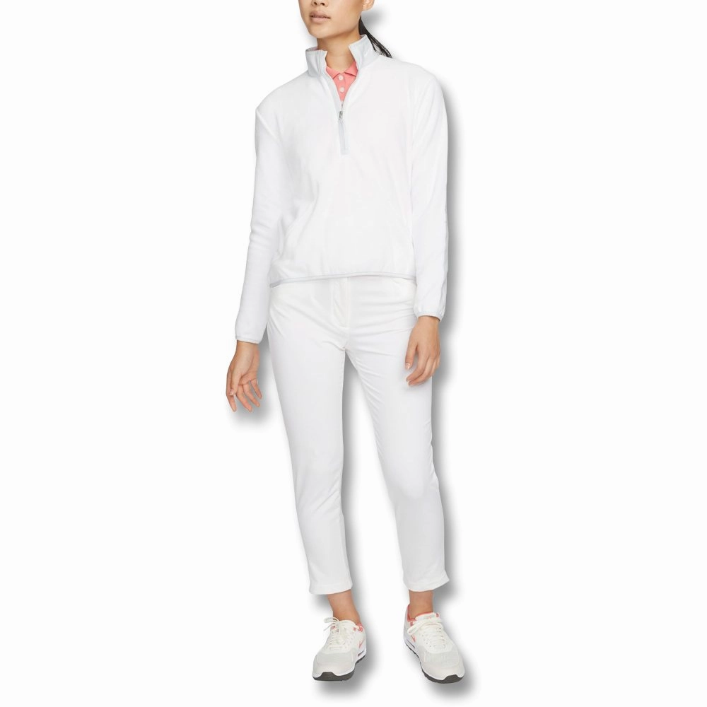 Nike Therma-FIT Victory 1/2-Zip Golf Pullover White/Photon Dust - FW21 Women
