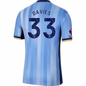 Nike Tottenham Ben Davies Away Jersey w/ EPL   No Room For Racism Patches 24/25 (Cobalt Bliss/Binary Blue)