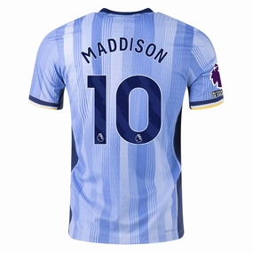 Nike Tottenham James Maddison Authentic Away Jersey w/ EPL   No Room For Racism Patches 24/25 (Cobalt Bliss/Binary Blue)