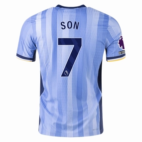 Nike Tottenham Son Heung-min Authentic Away Jersey w/ EPL   No Room For Racism Patches 24/25 (Cobalt Bliss/Binary Blue)