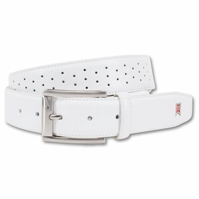 Nike TW Perforated Mesh 2 Golf Belt White - 23 Men