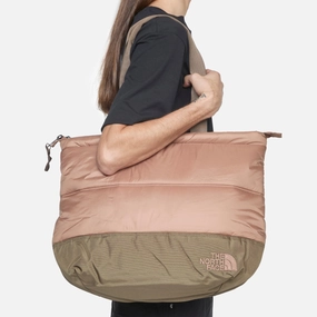 Nuptse Tote Latte | Smokey Brown