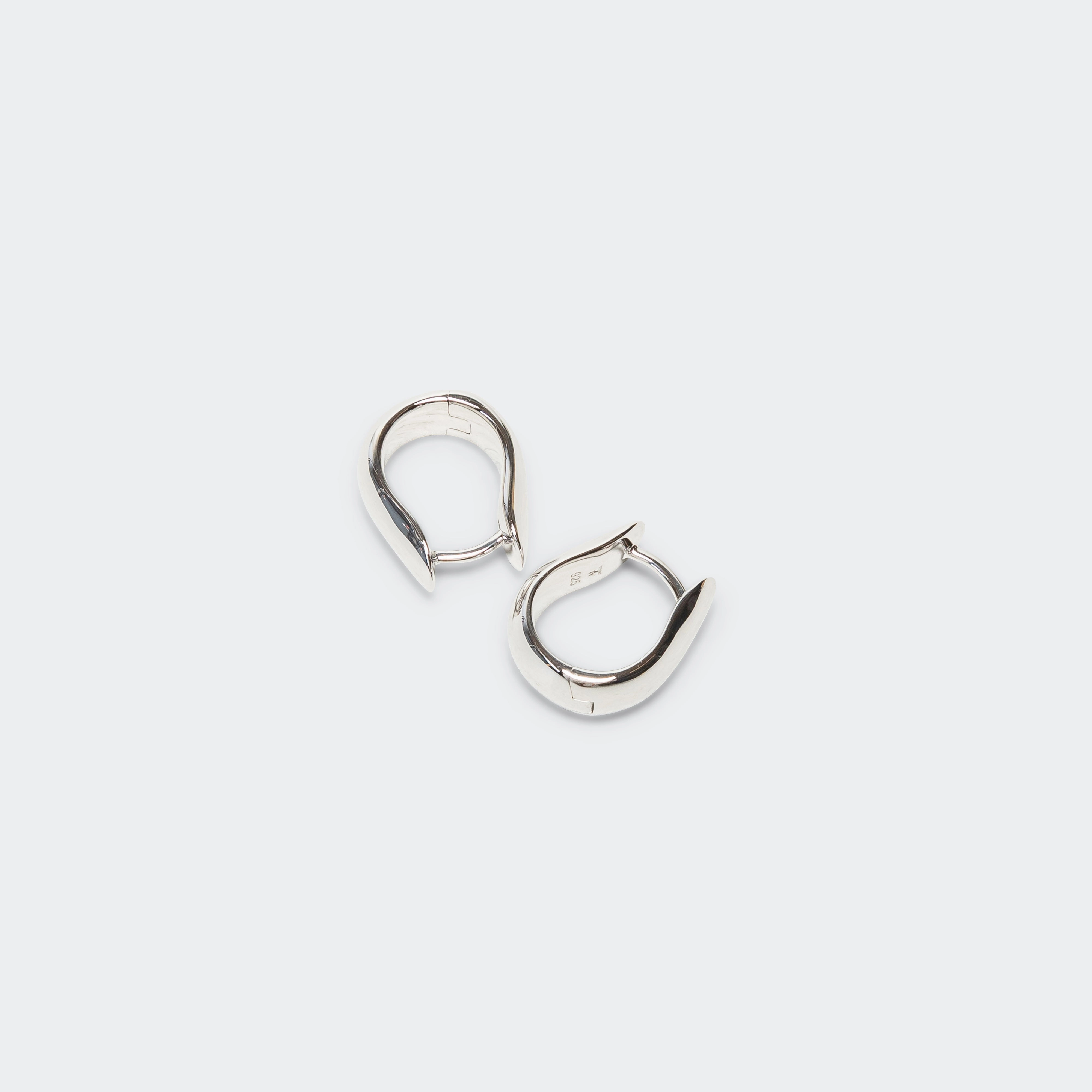 Oyster Hoops Small - 925 Silver