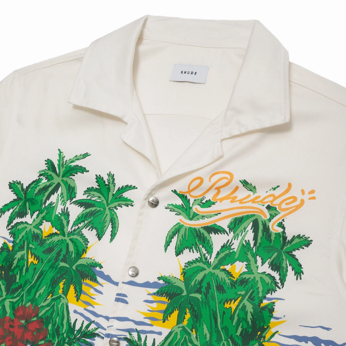 Palmas Snap Shirt 'Off White'