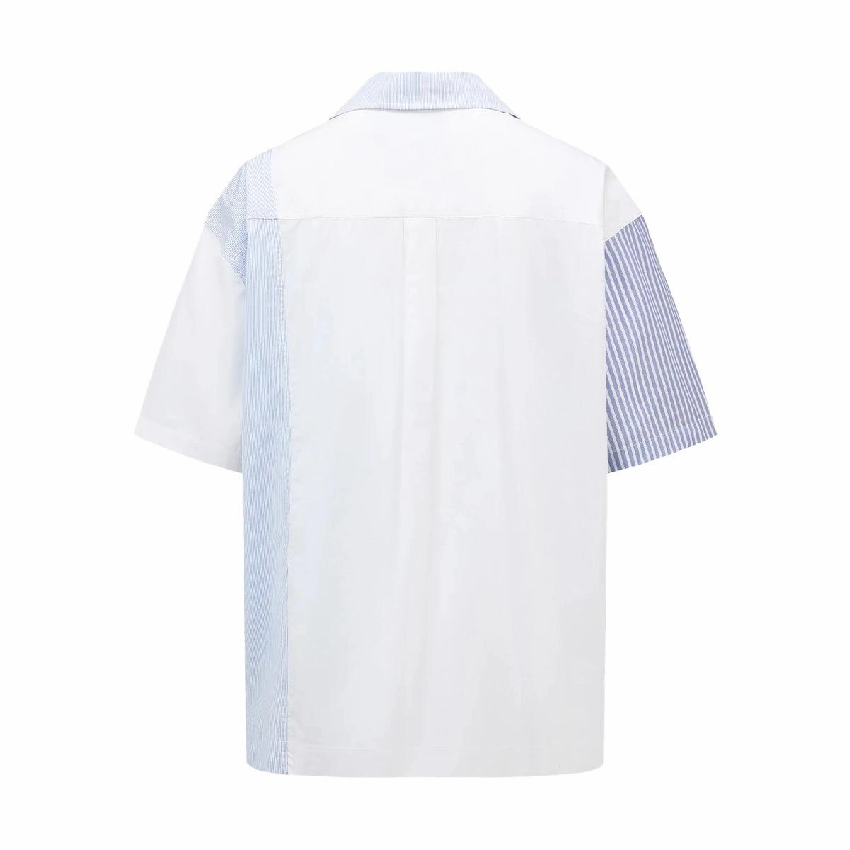 Patched Panel S/S Shirt 'White'