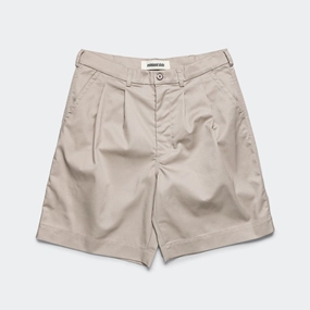 Pleated Short - Bone