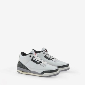 Pre-School Air Jordan 3 Retro Summit White | Fire Red | Cement Grey | Black