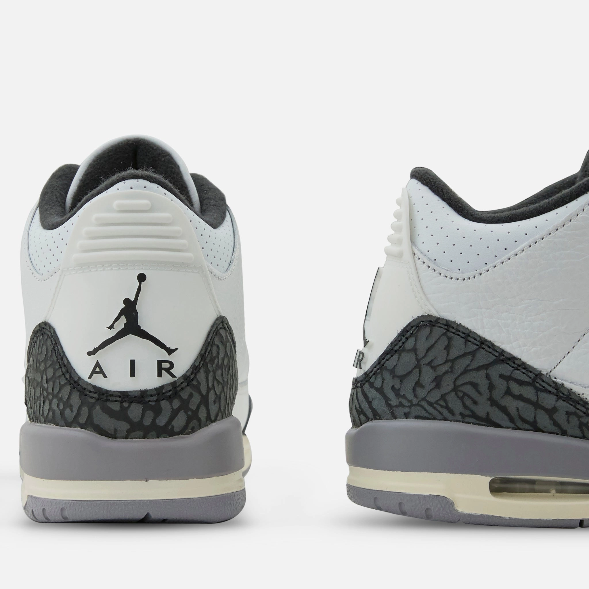 Pre-School Air Jordan 3 Retro Summit White | Fire Red | Cement Grey | Black