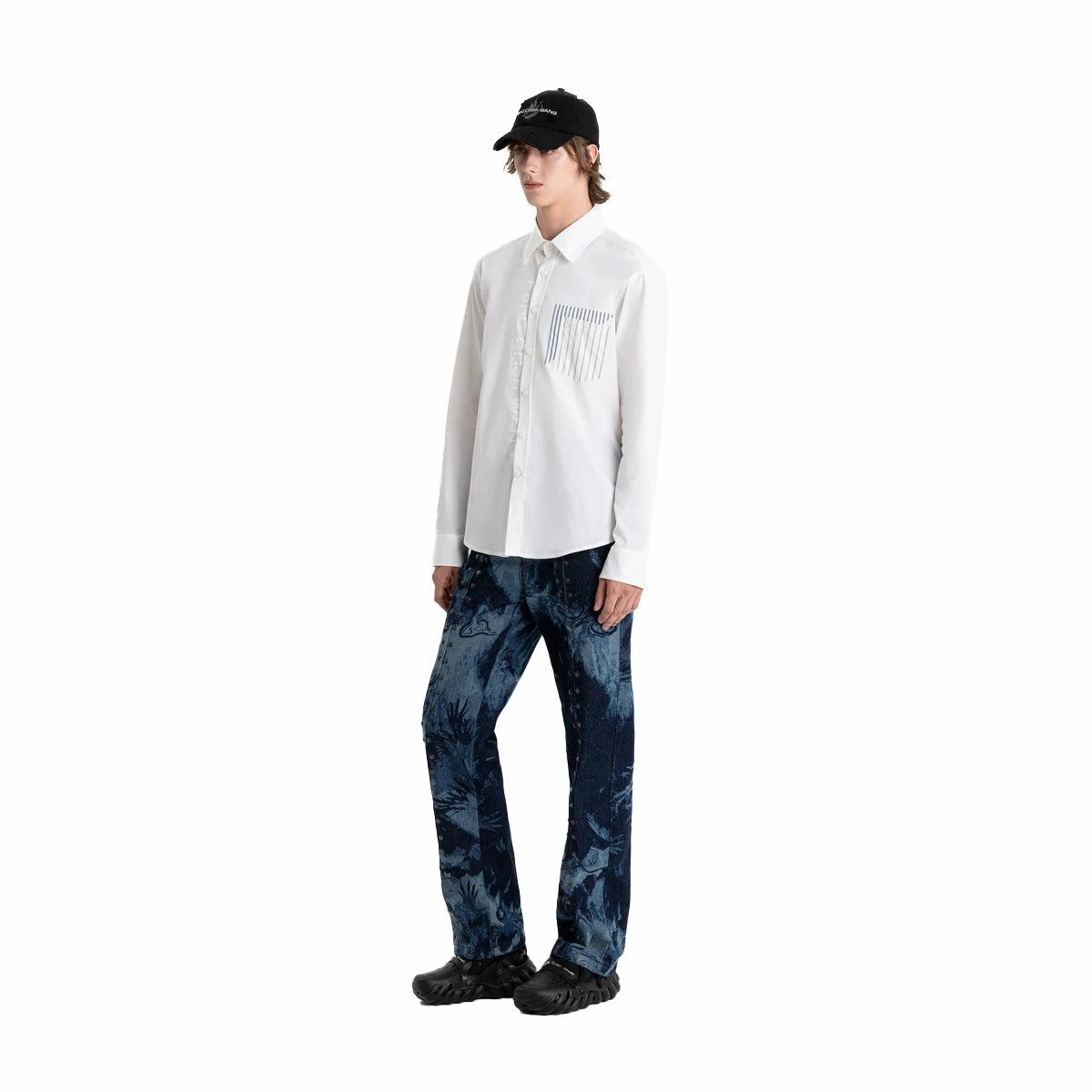 Printed Logo Shirt 'White'