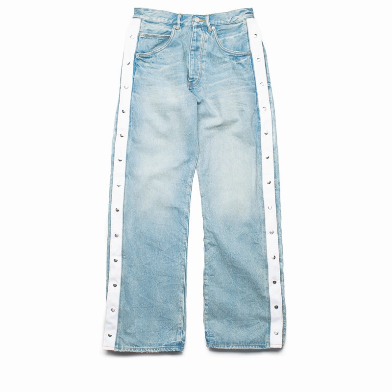 Purple Brand Tearaway Sidesnap Jean - Light Indigo