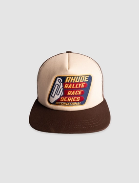 RACE SERIES WASHED TRUCKER HAT