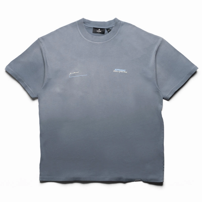 Represent Patron Of The Club Tee - Washed Grey