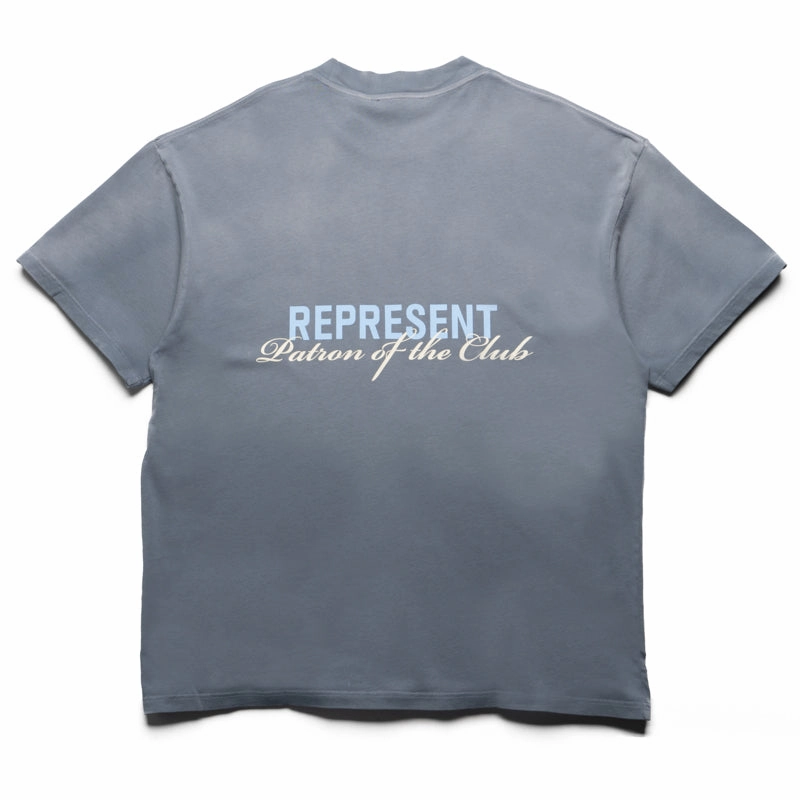 Represent Patron Of The Club Tee - Washed Grey