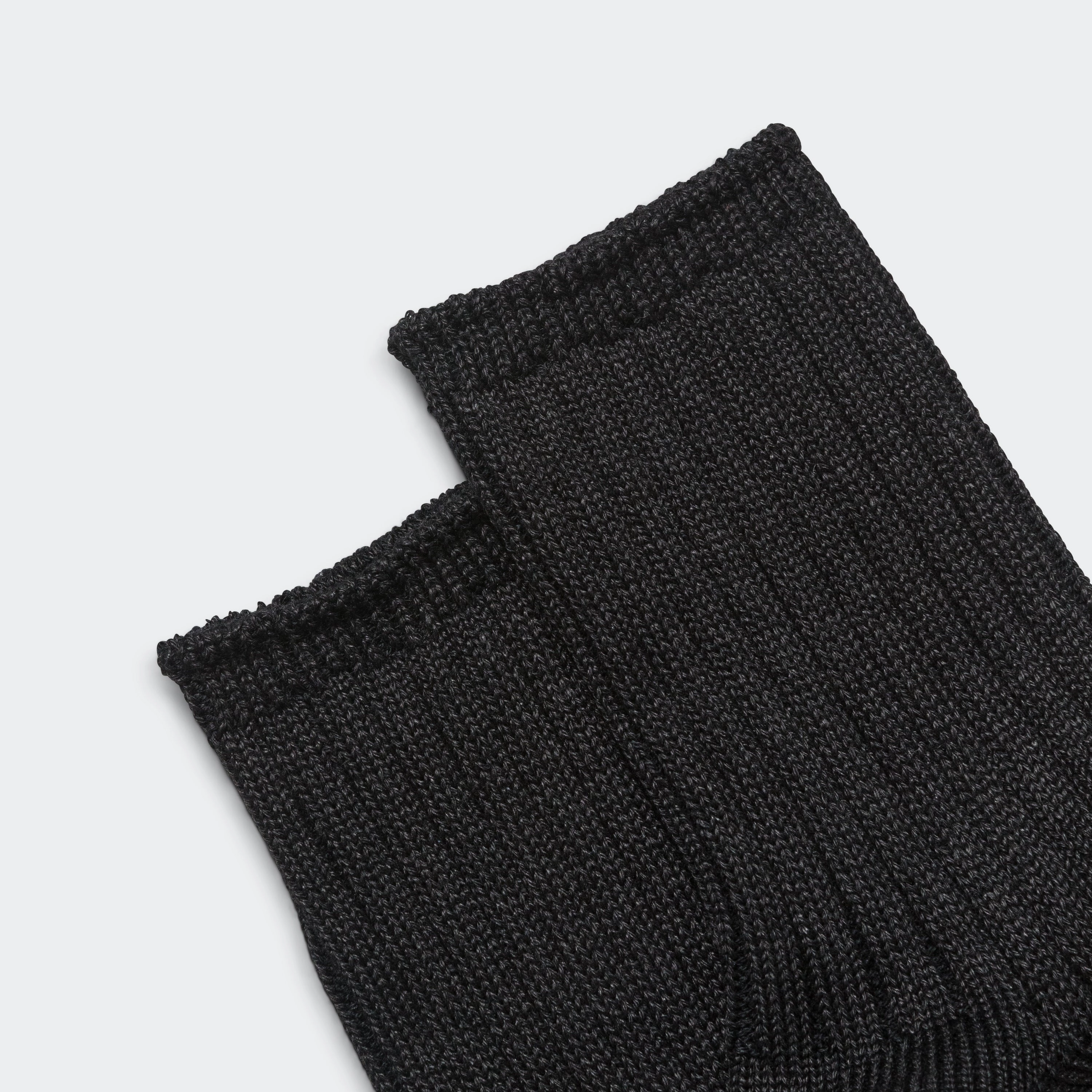 Ribbed Ankle Sock - Black