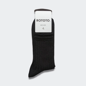 Ribbed Ankle Sock - Black