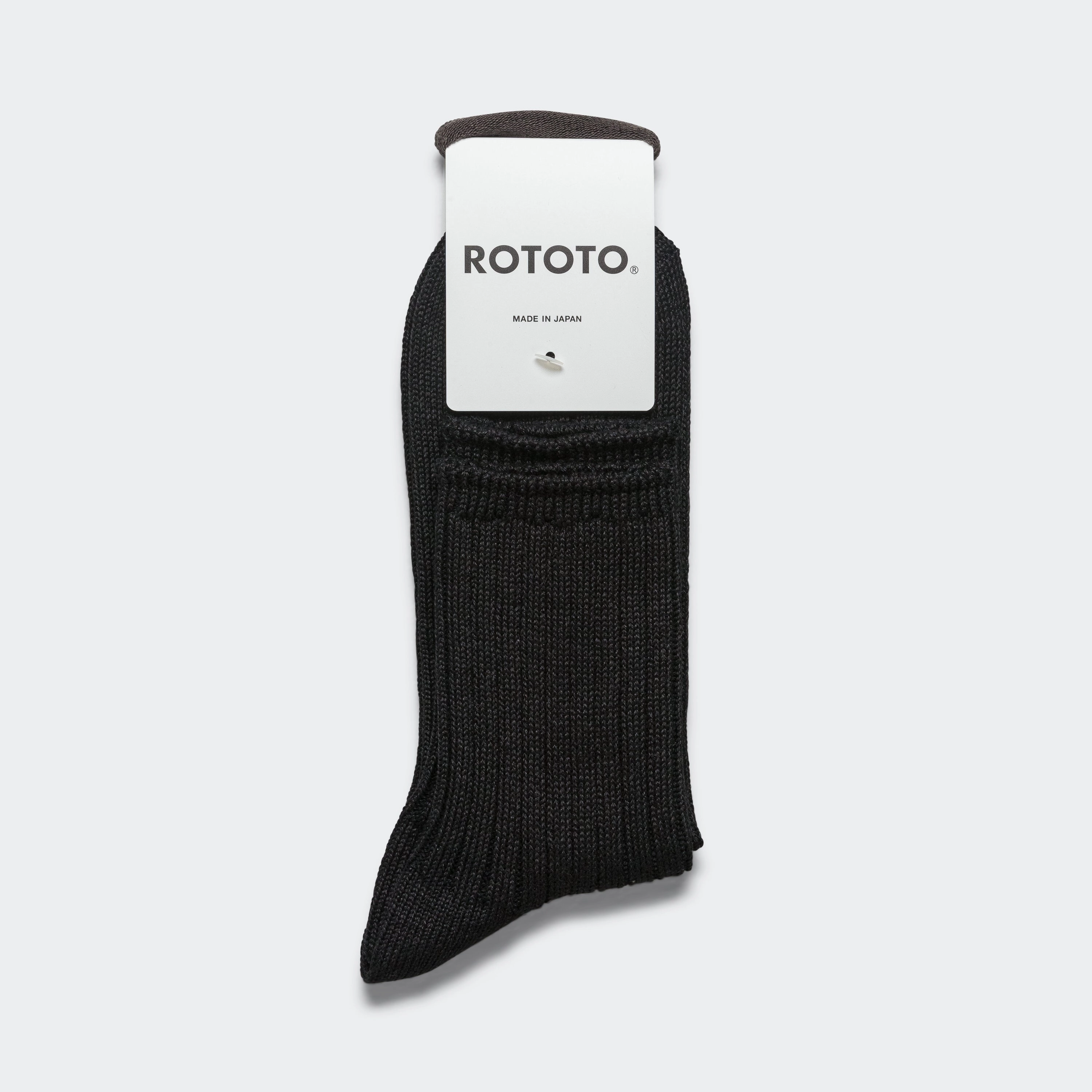 Ribbed Ankle Sock - Black