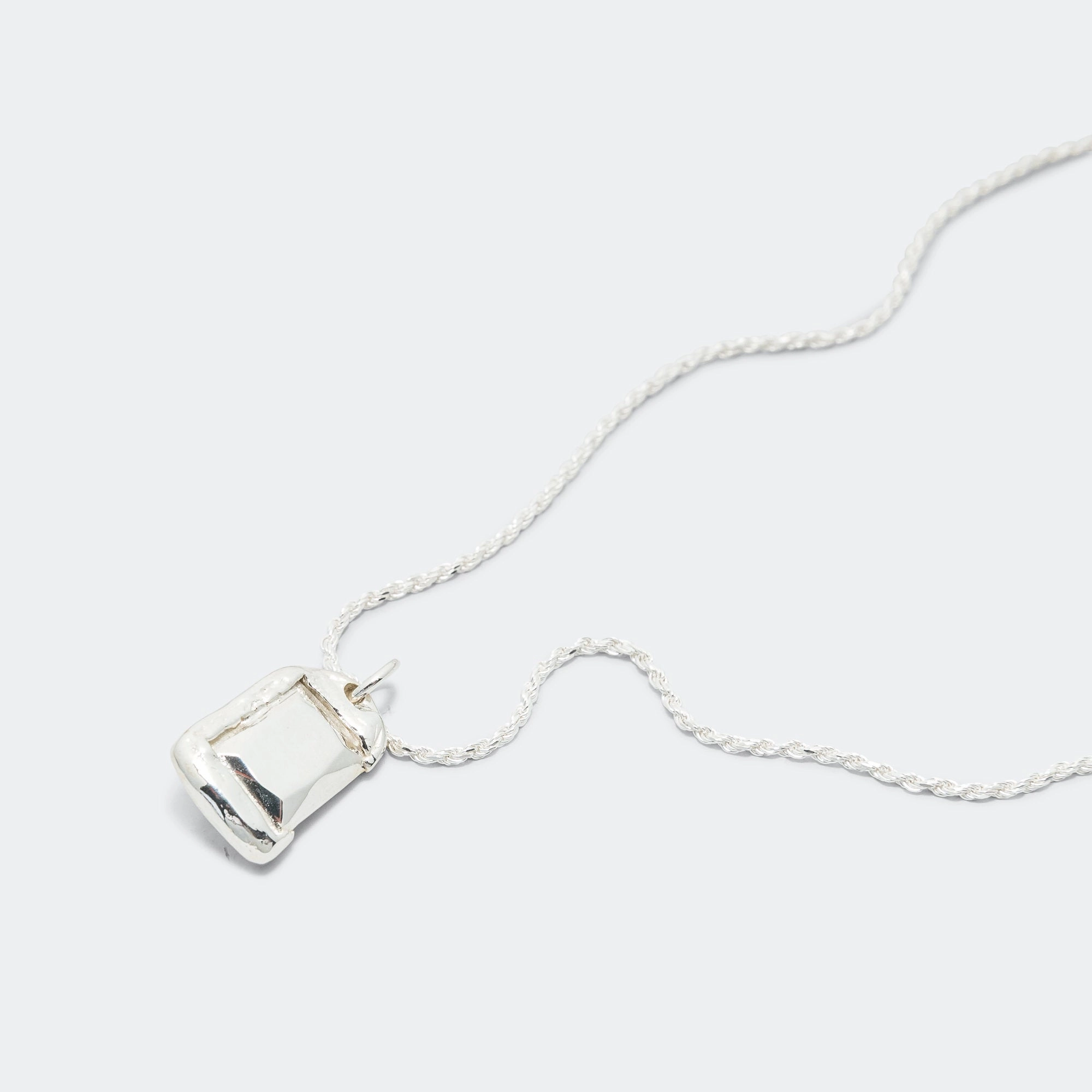 Rose Pendant Impression - 925 Silver