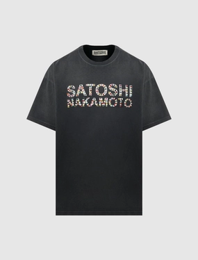 STUDDED LOGO TEE