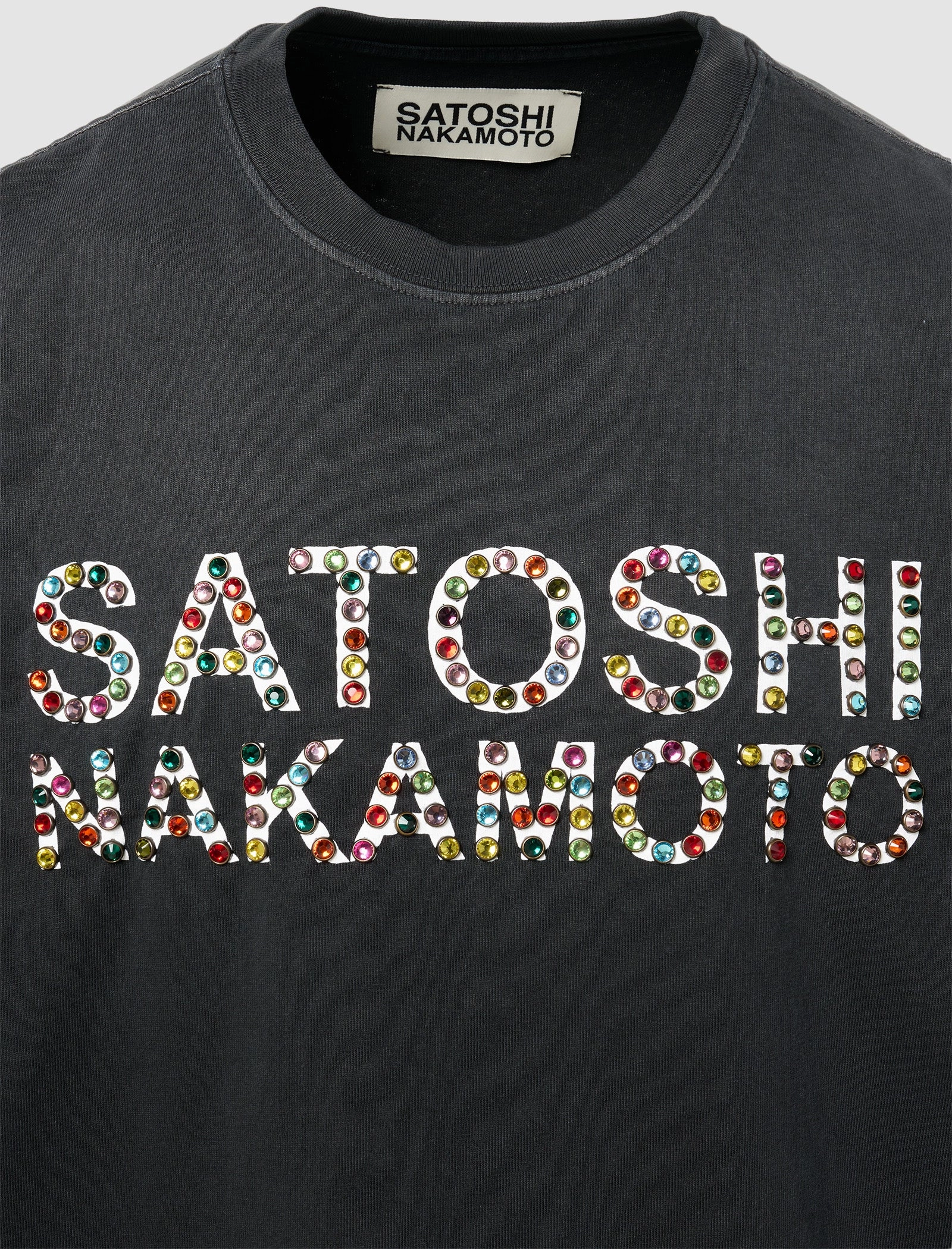 STUDDED LOGO TEE