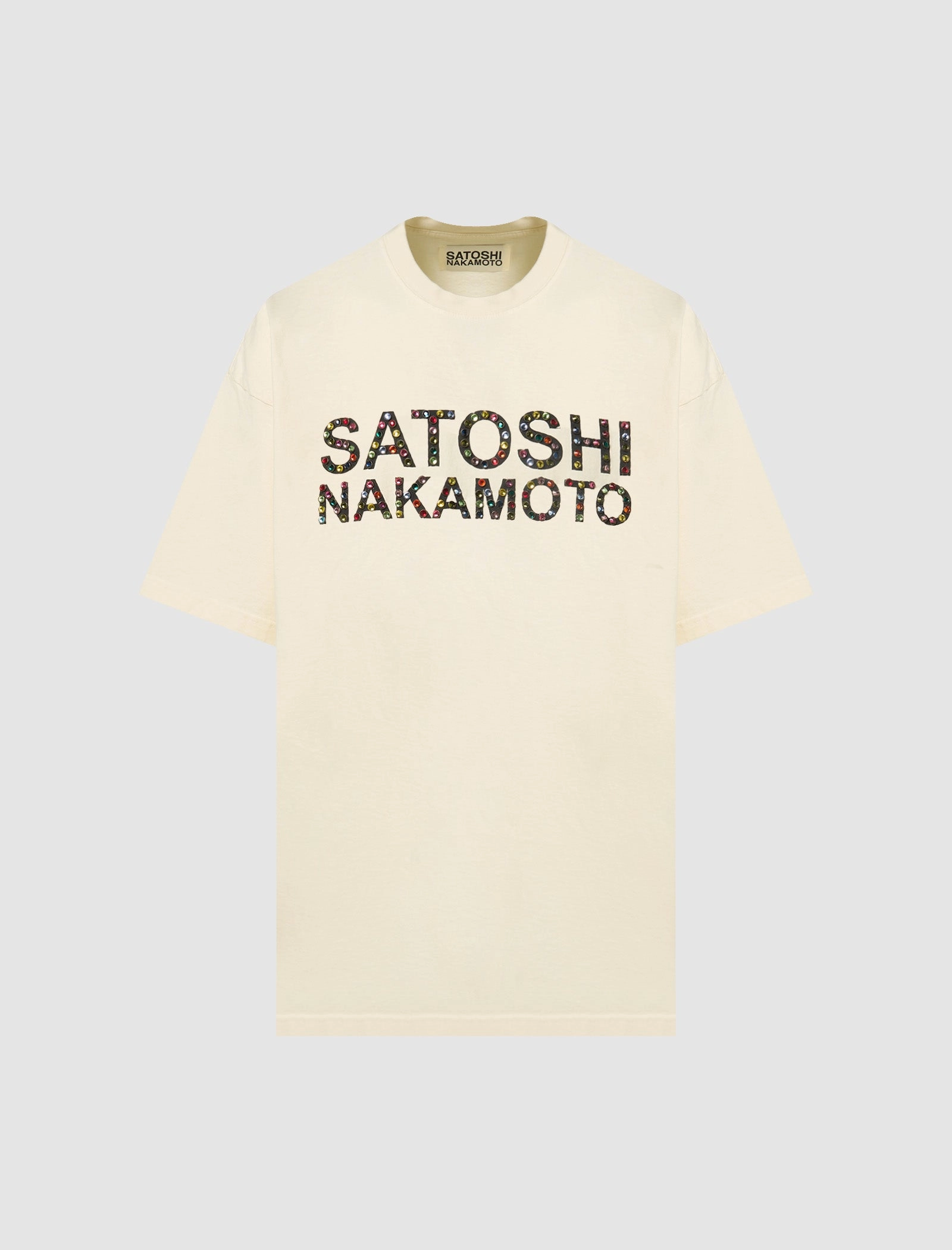 STUDDED LOGO TEE