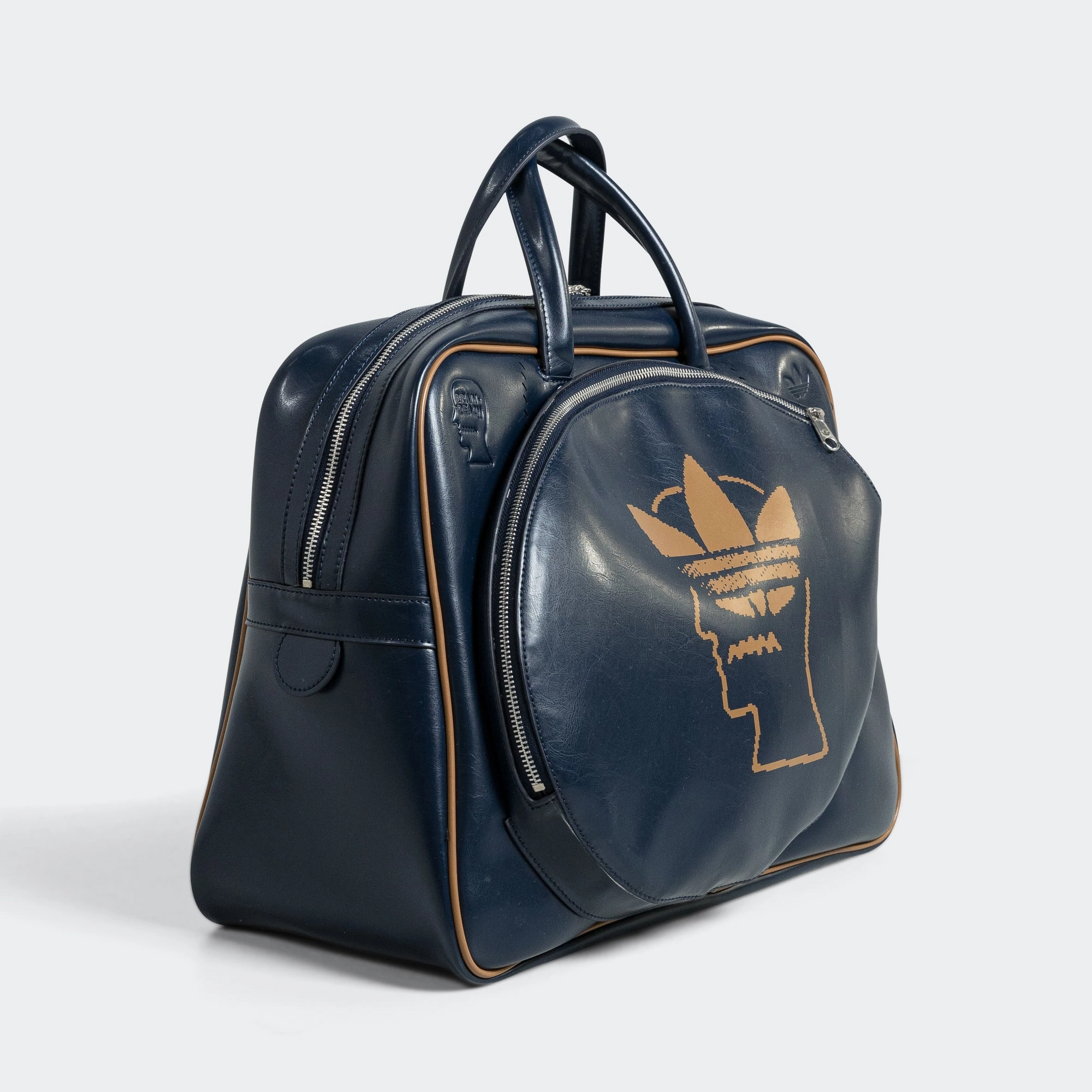 Tennis Airliner Bag x Brain Dead - Collegiate Navy/Brown Desert