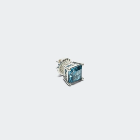 Topaz Stud - 925 Silver