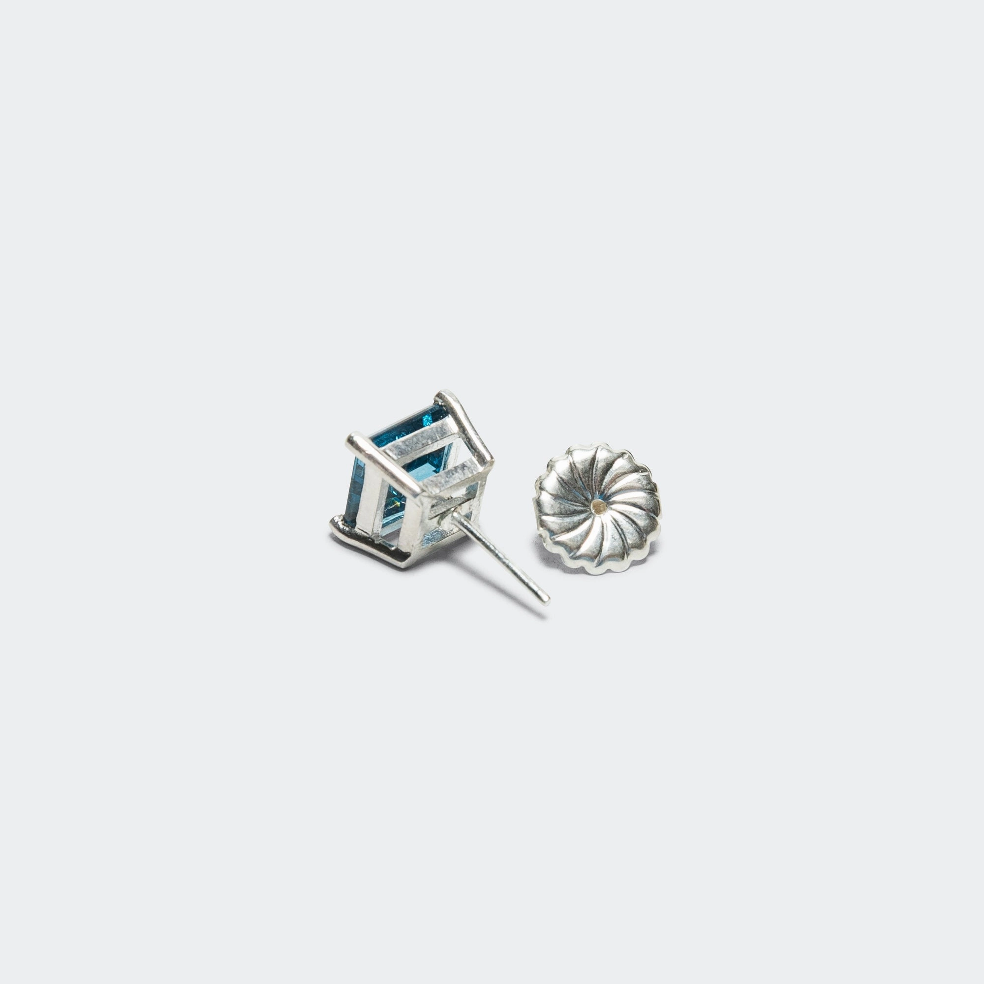 Topaz Stud - 925 Silver