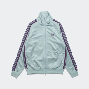 Track Jacket - Sax Poly Smooth