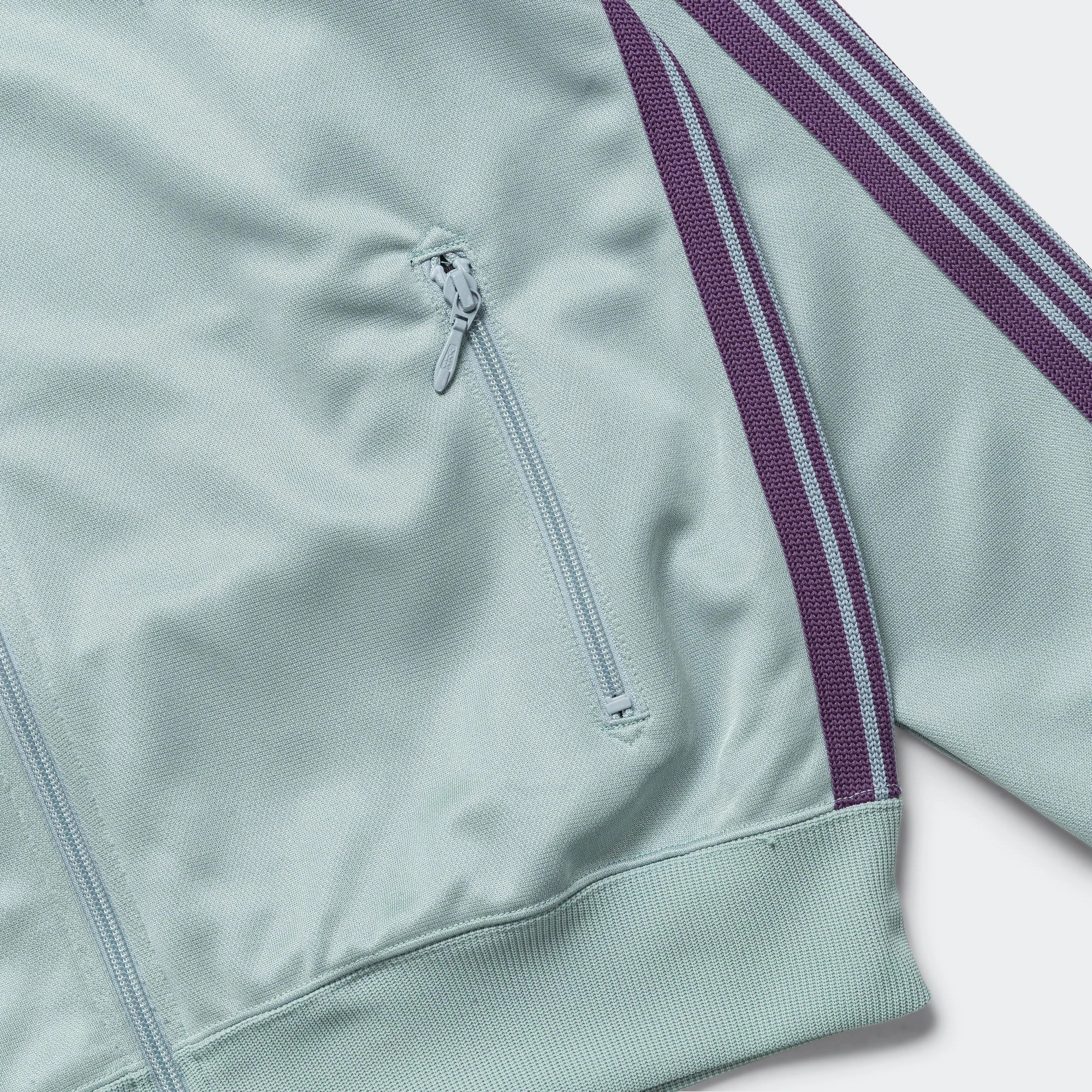 Track Jacket - Sax Poly Smooth