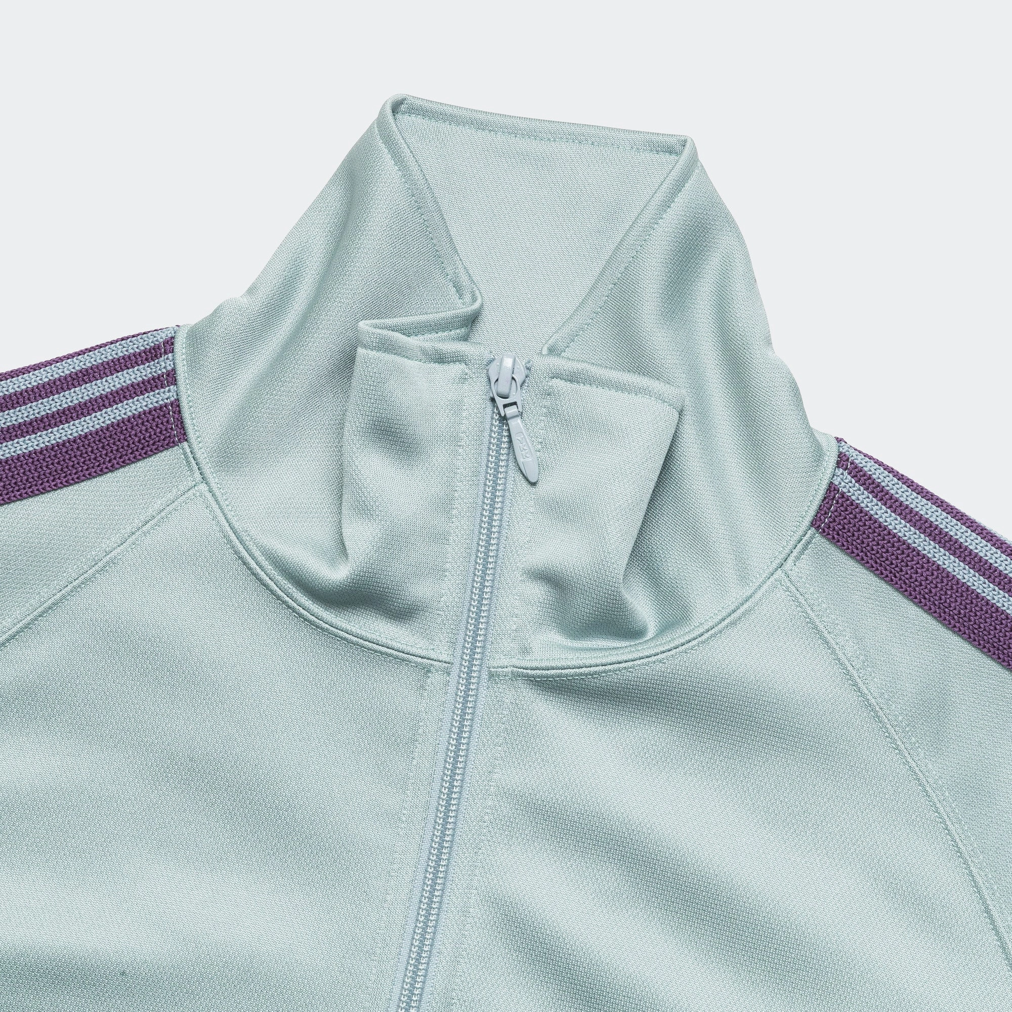 Track Jacket - Sax Poly Smooth