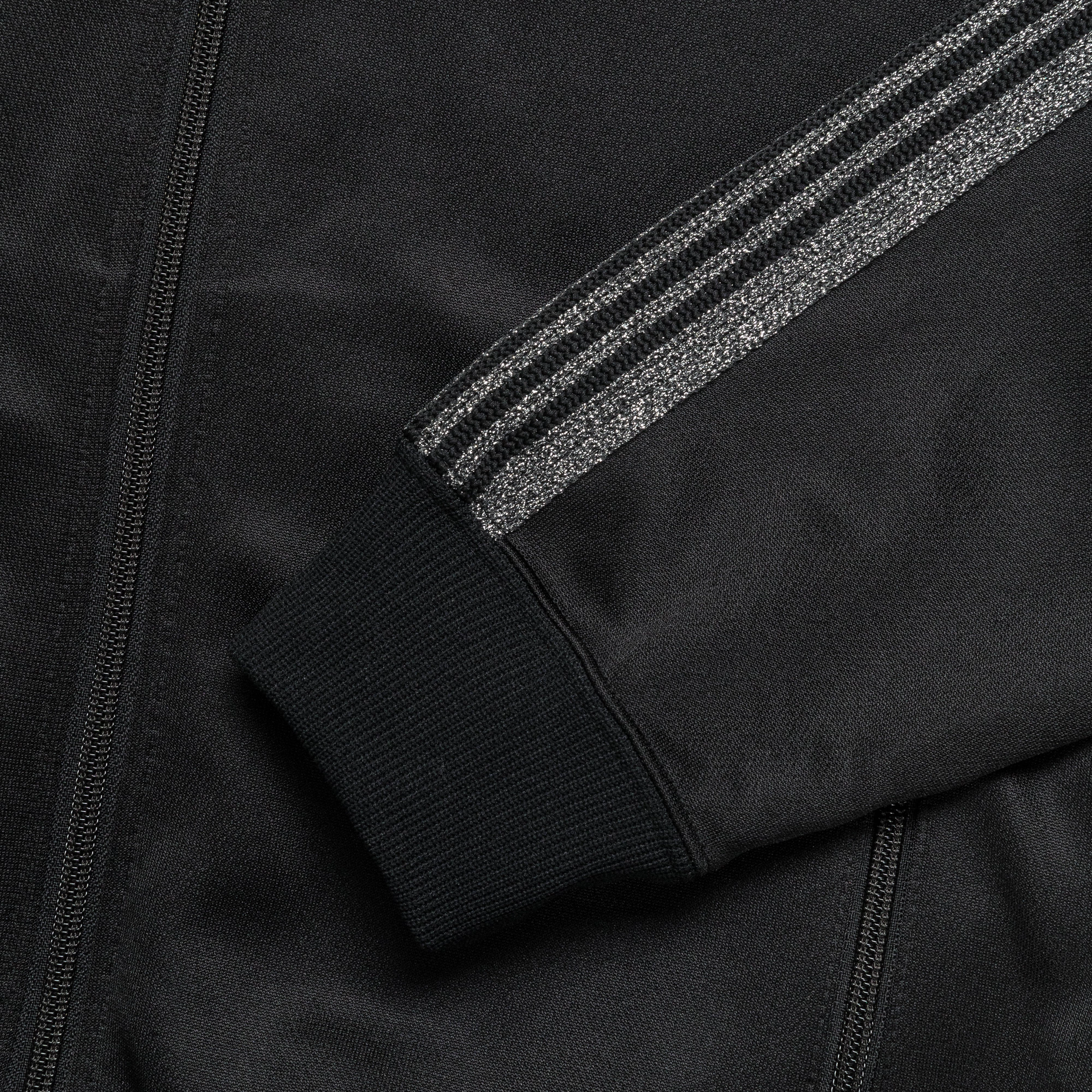 Track Jacket x UP THERE - Black/Silver Poly Smooth