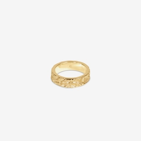 Type 004 Crumpled Ring Gold