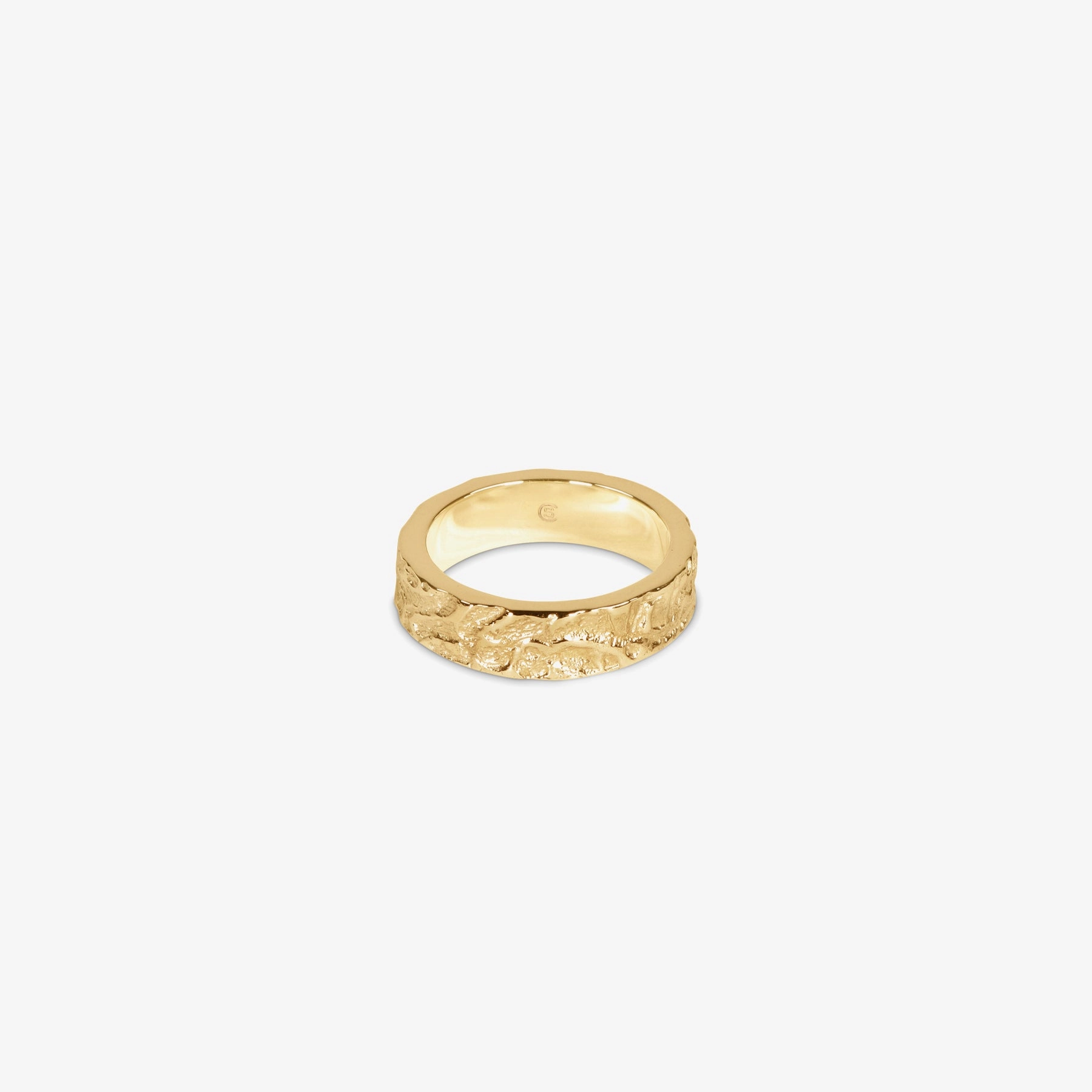 Type 004 Crumpled Ring Gold