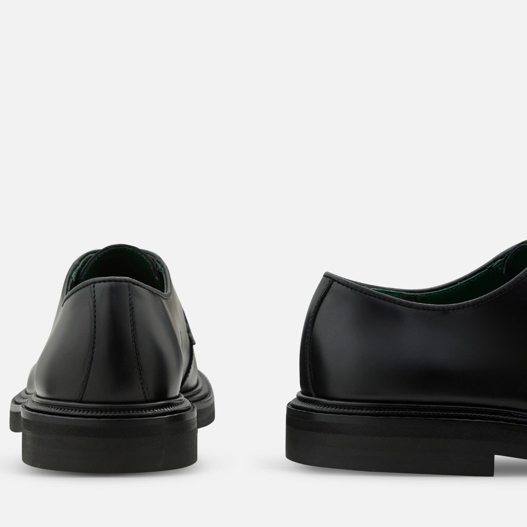 Vinnee Blucher Black Polido Leather