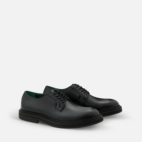 Vinnee Blucher Black Polido Leather
