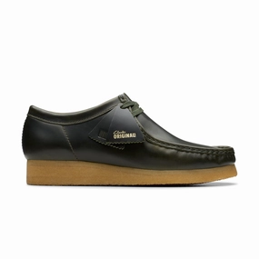 Wallabee 'Forest Green Leather'