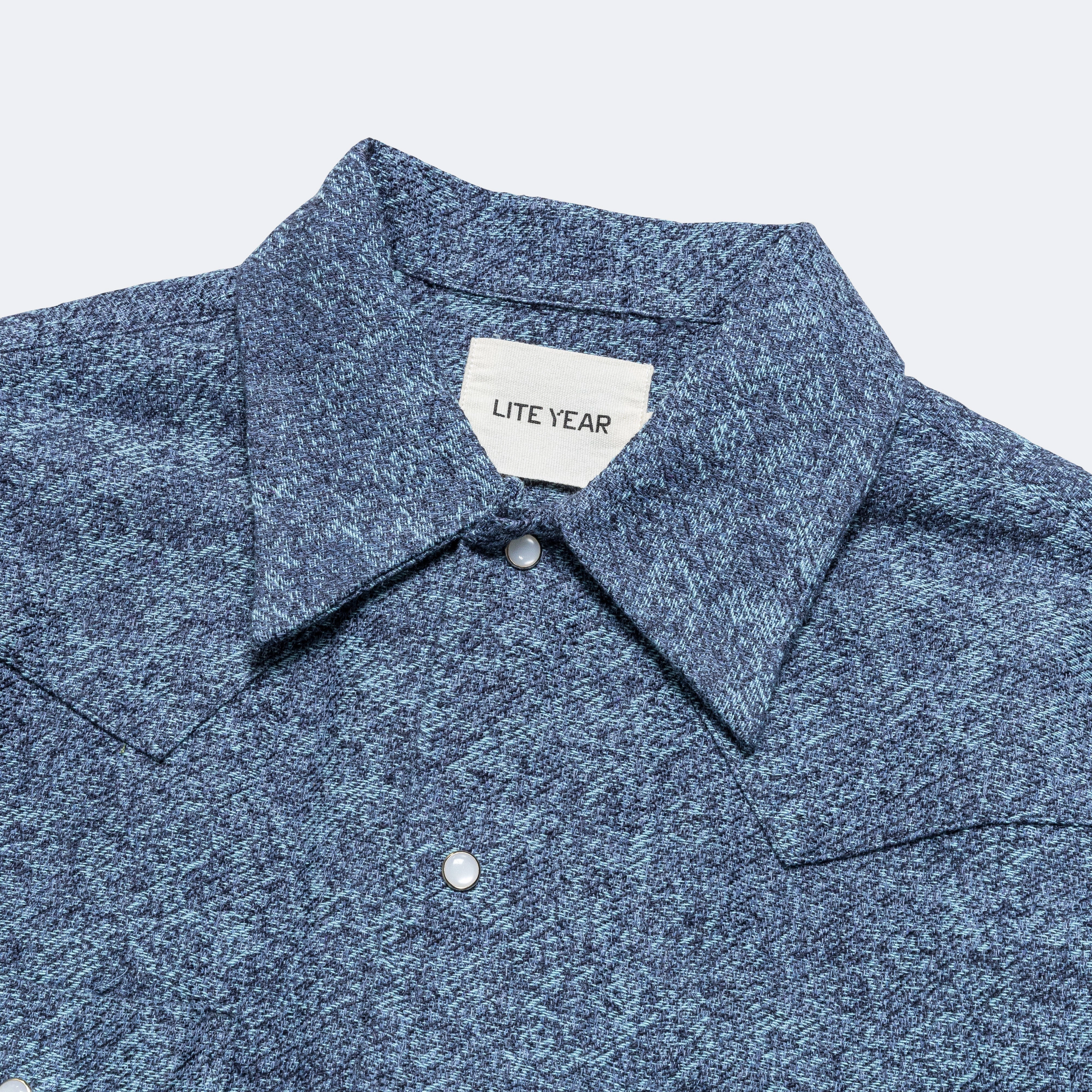 Western Shirt - Blue Denim