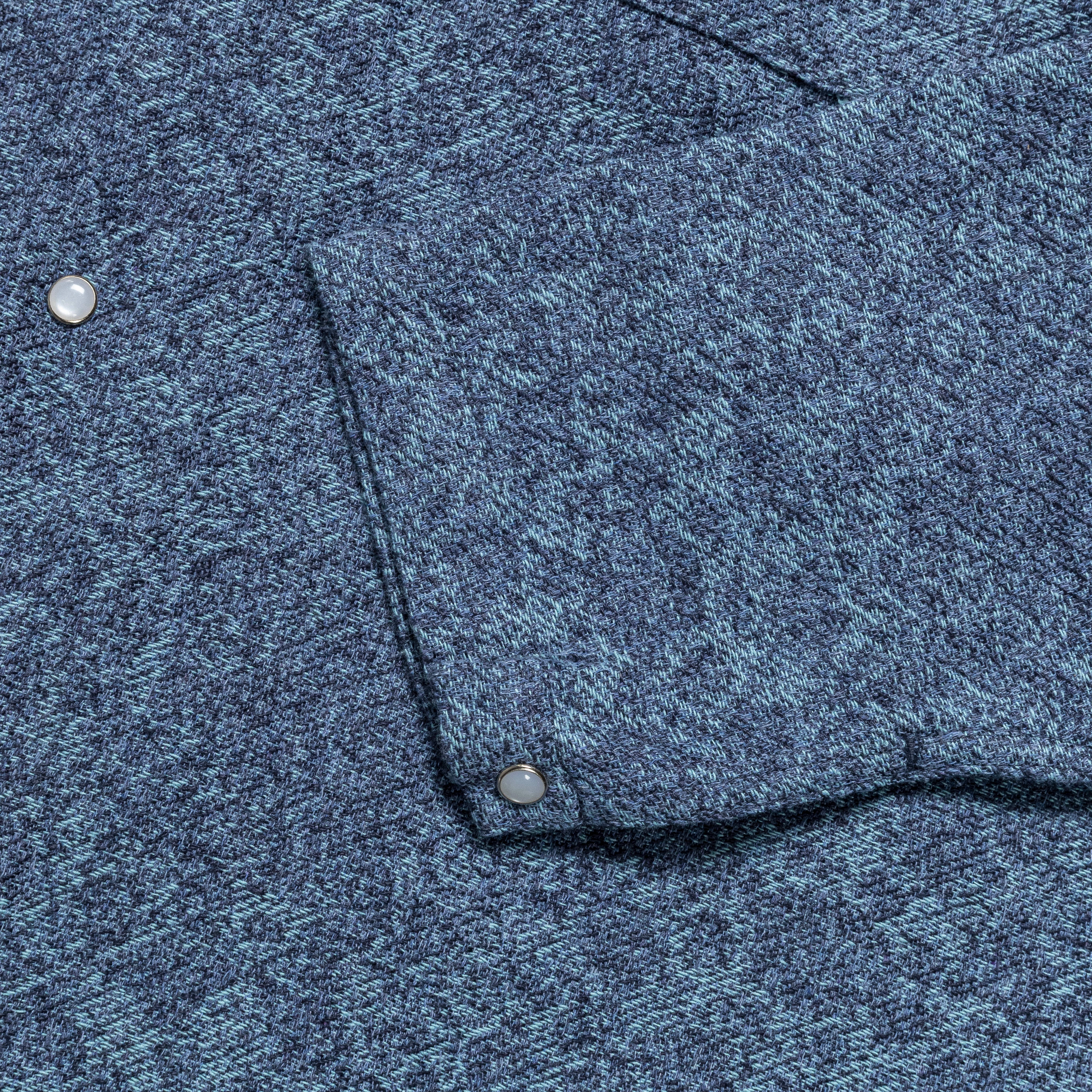 Western Shirt - Blue Denim