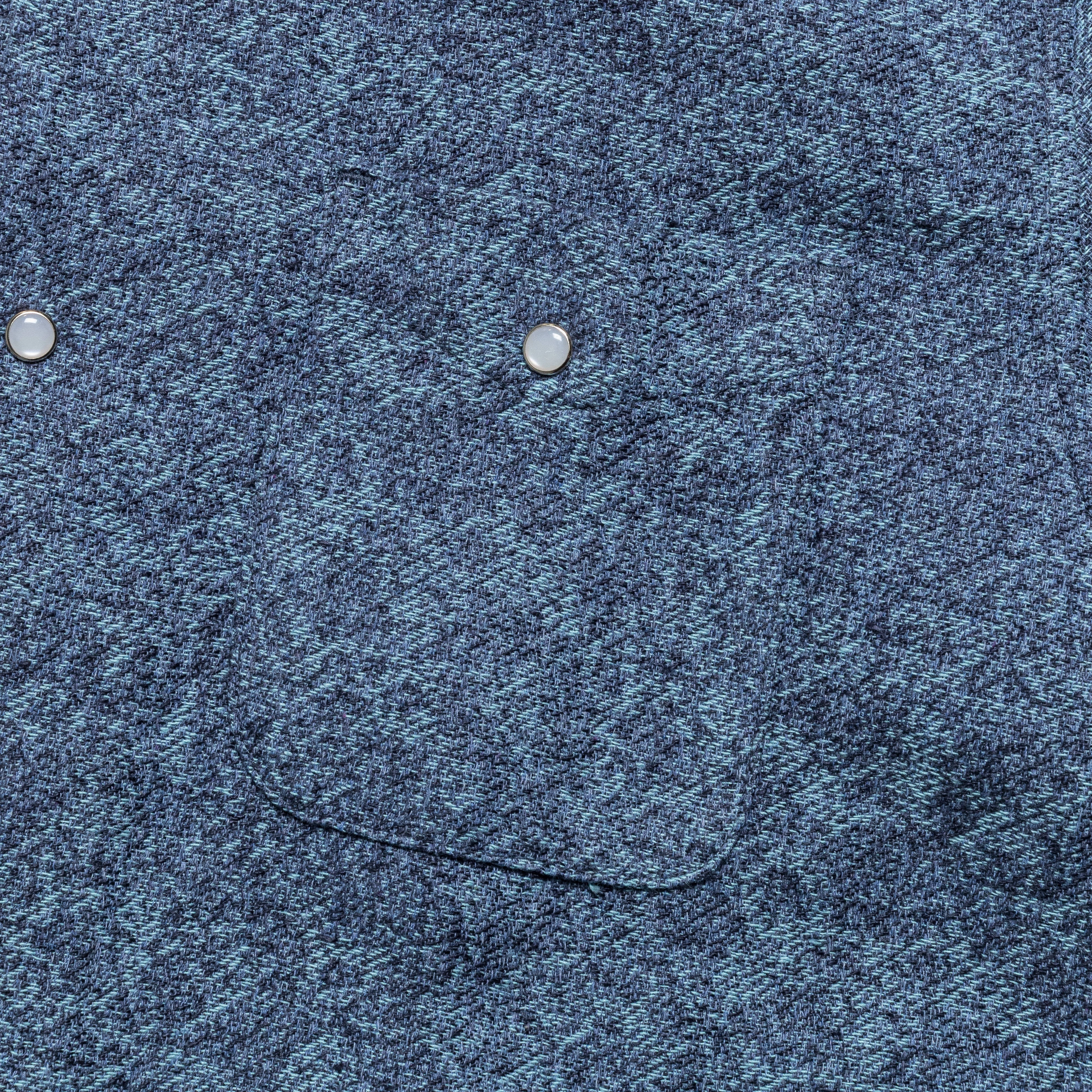 Western Shirt - Blue Denim