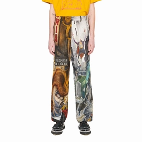 Wide Fit Pants 'Dead End Print'