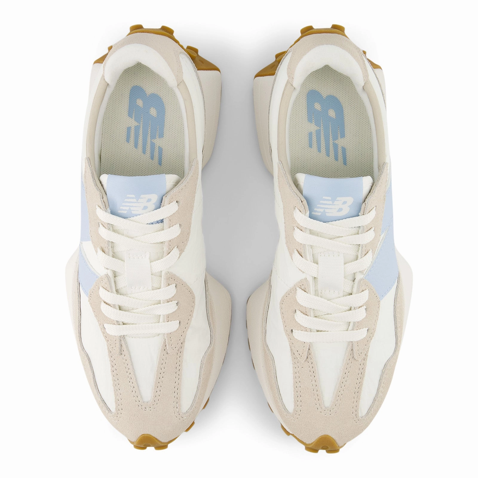 Wmns 327 'Sea Salt Light Chrome Blue'